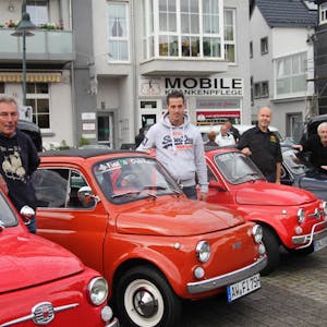 In Clubstärke reisten die Cinquecento-Besitzer der Modelle Fiat 500 nach Overath.