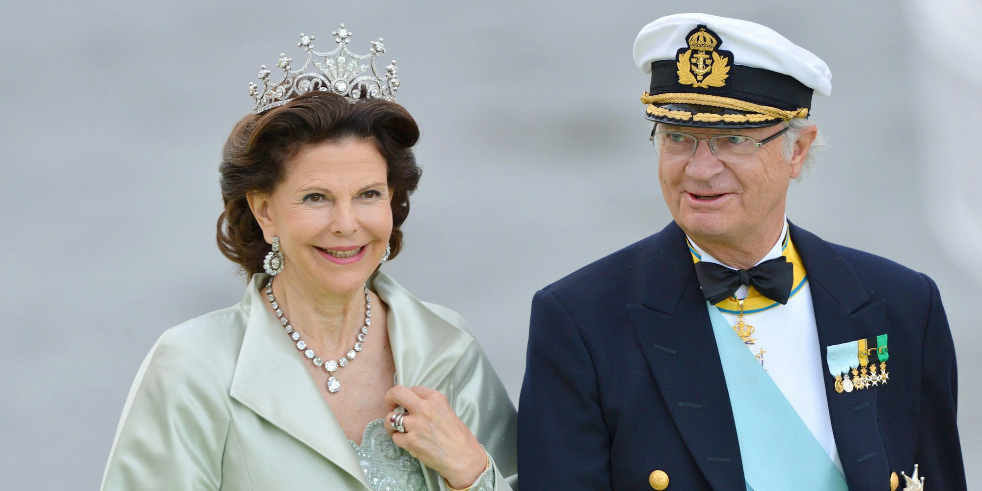 Schwedisches Königspaar Silvia Carl Gustaf