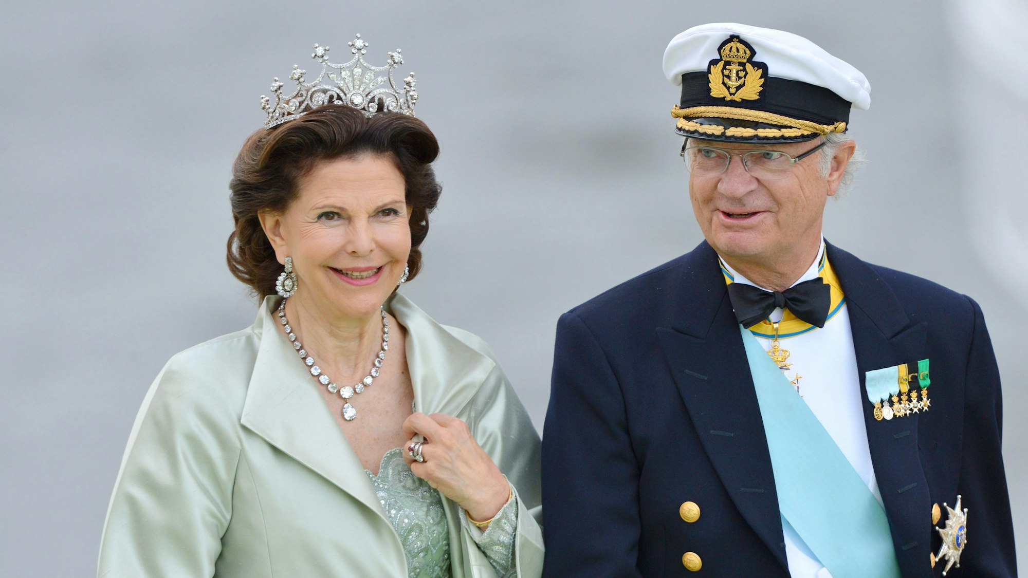 Königin Silvia und König Carl XVI. Gustaf von Schweden.