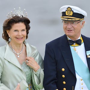 Schwedisches Königspaar Silvia Carl Gustaf