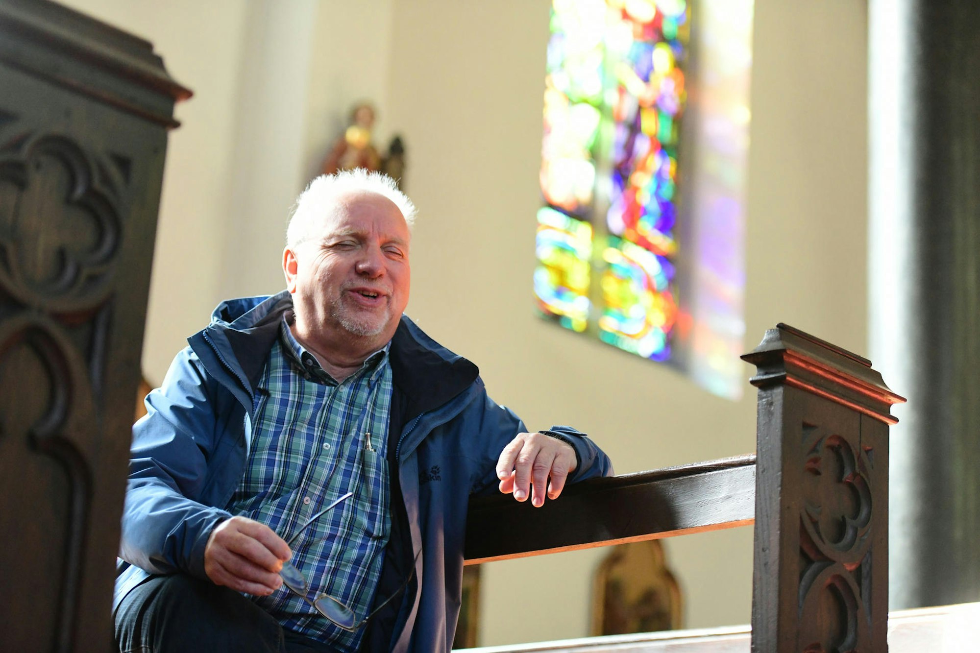 Promiwandern Willibert Pauels in Kirche