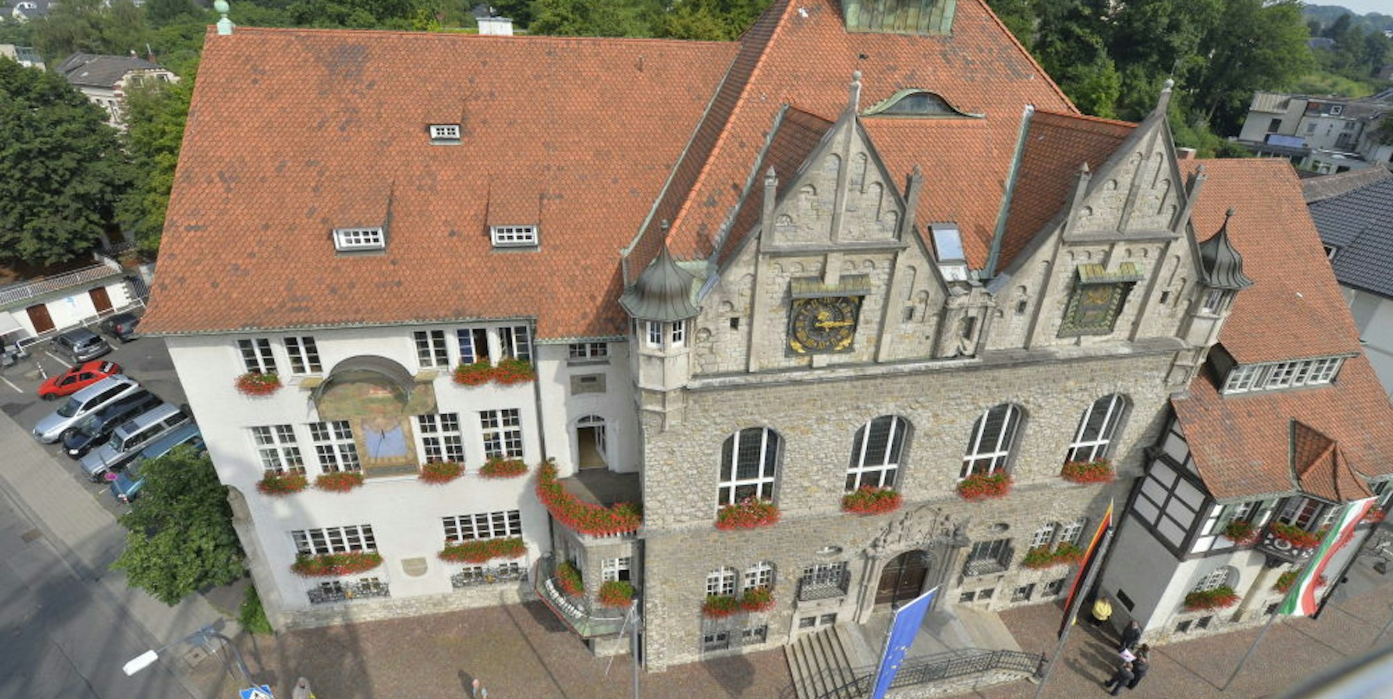 Das Gladbacher Rathaus: Dort hat Gladbachs Bürgermeister sein Büro.
