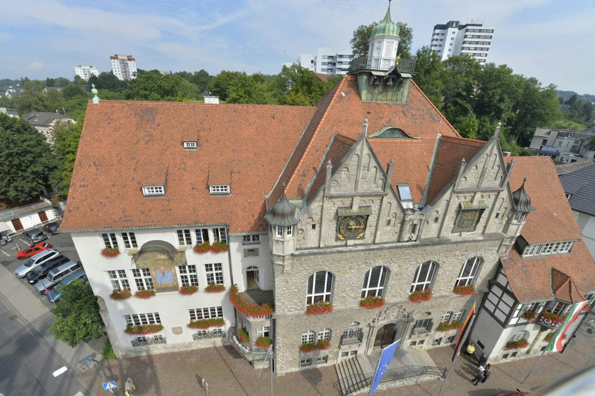 Das Gladbacher Rathaus: Dort hat Gladbachs Bürgermeister sein Büro.