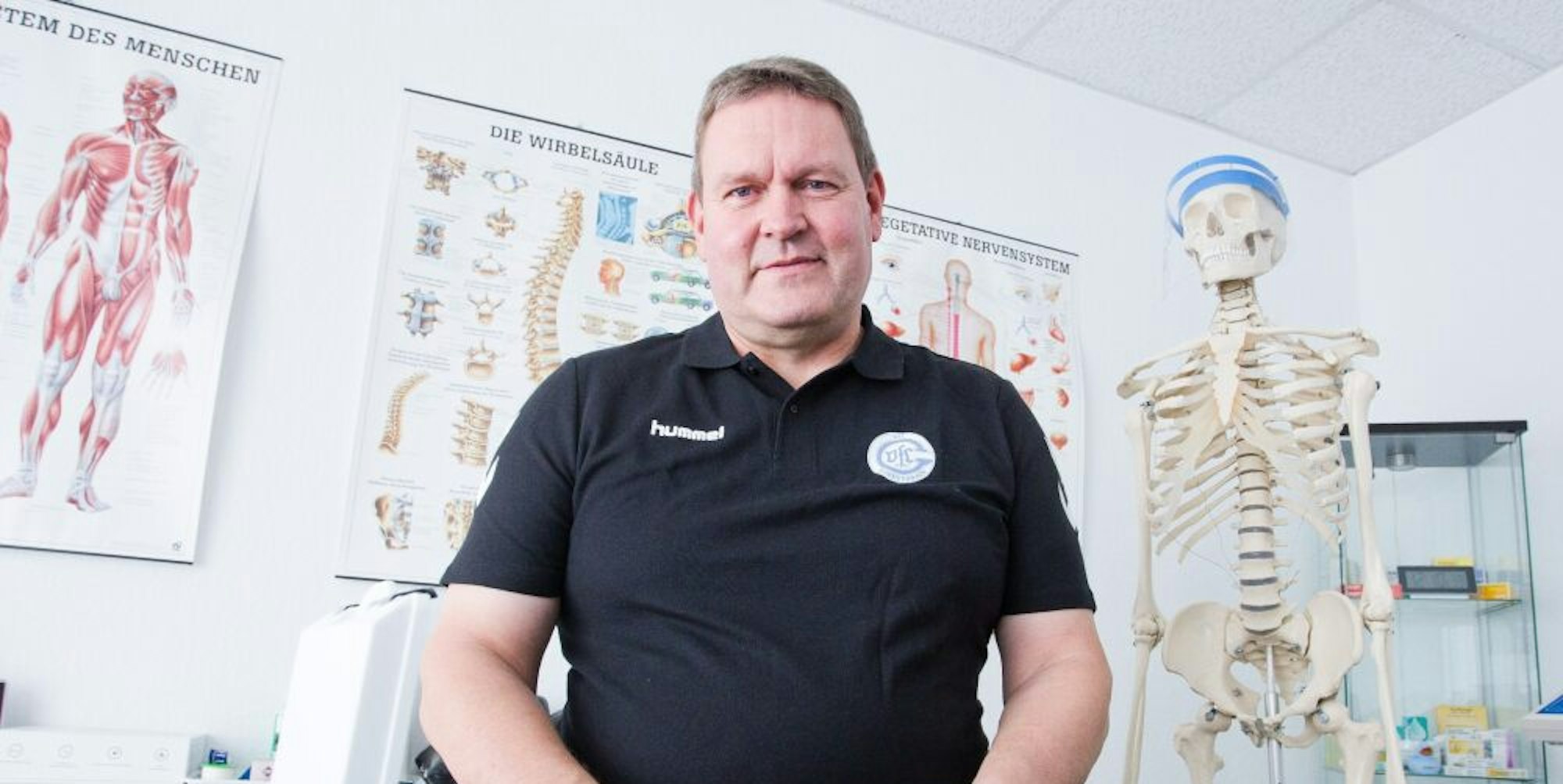 Harald Brudermanns hat sich die Naturheilpraxis aufgebaut, seit Juli gehört er zum medizinischen Team des VfL.