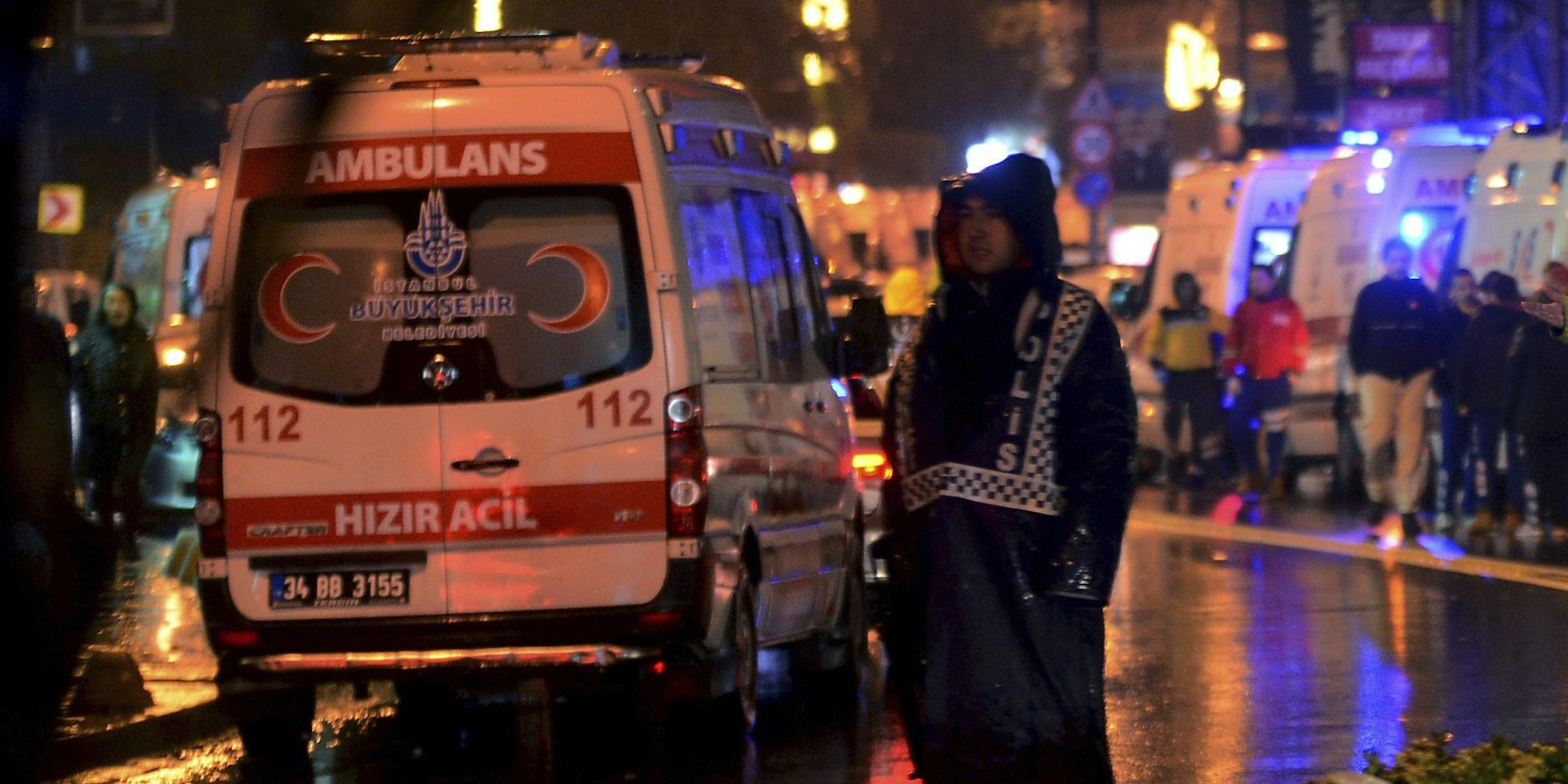 Türkei-Krankenwagen Sicherheitskräfte