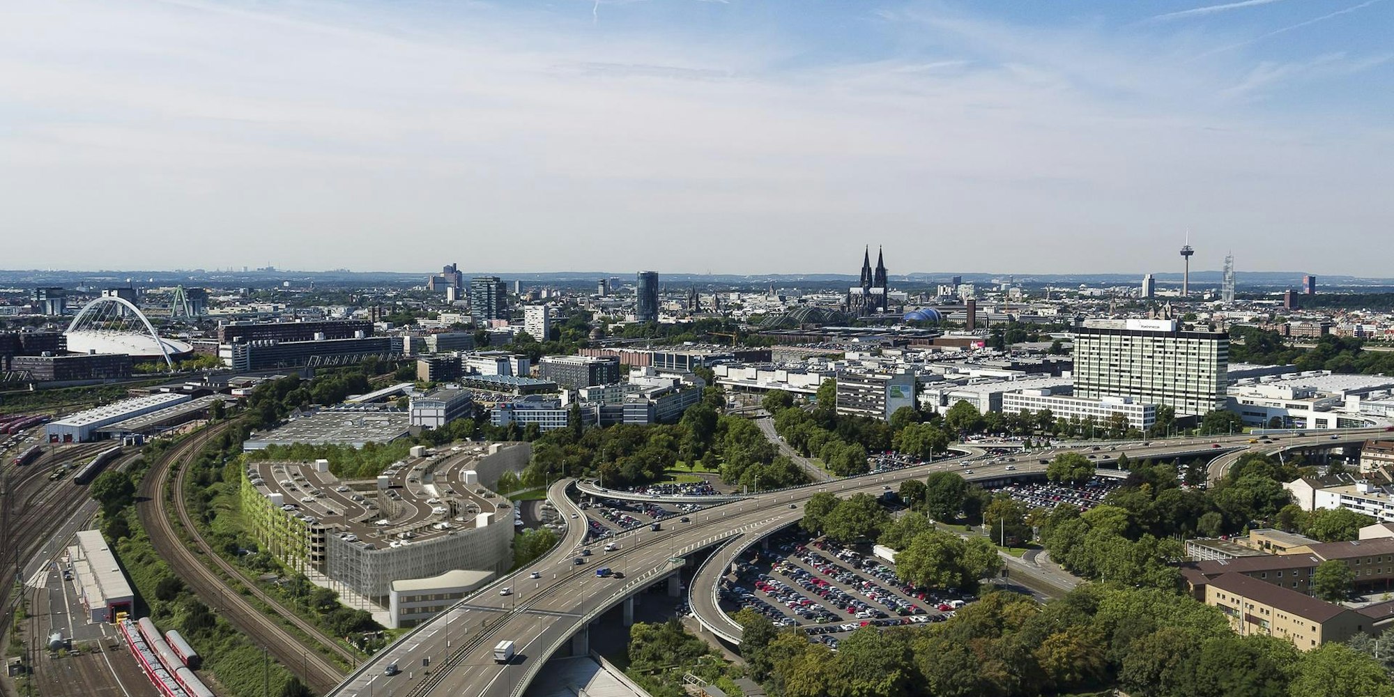 Kölner Messe Lanxess Arena Panorama