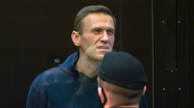 Alexej Nawalny im Gericht