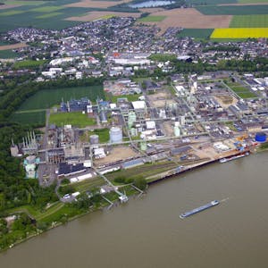 Die Firma Evonik nutzt derzeit nur etwa die Hälfte des Werksgeländes in Lülsdorf.