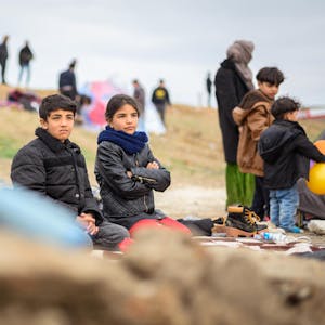 Flüchtlinge in Edirne