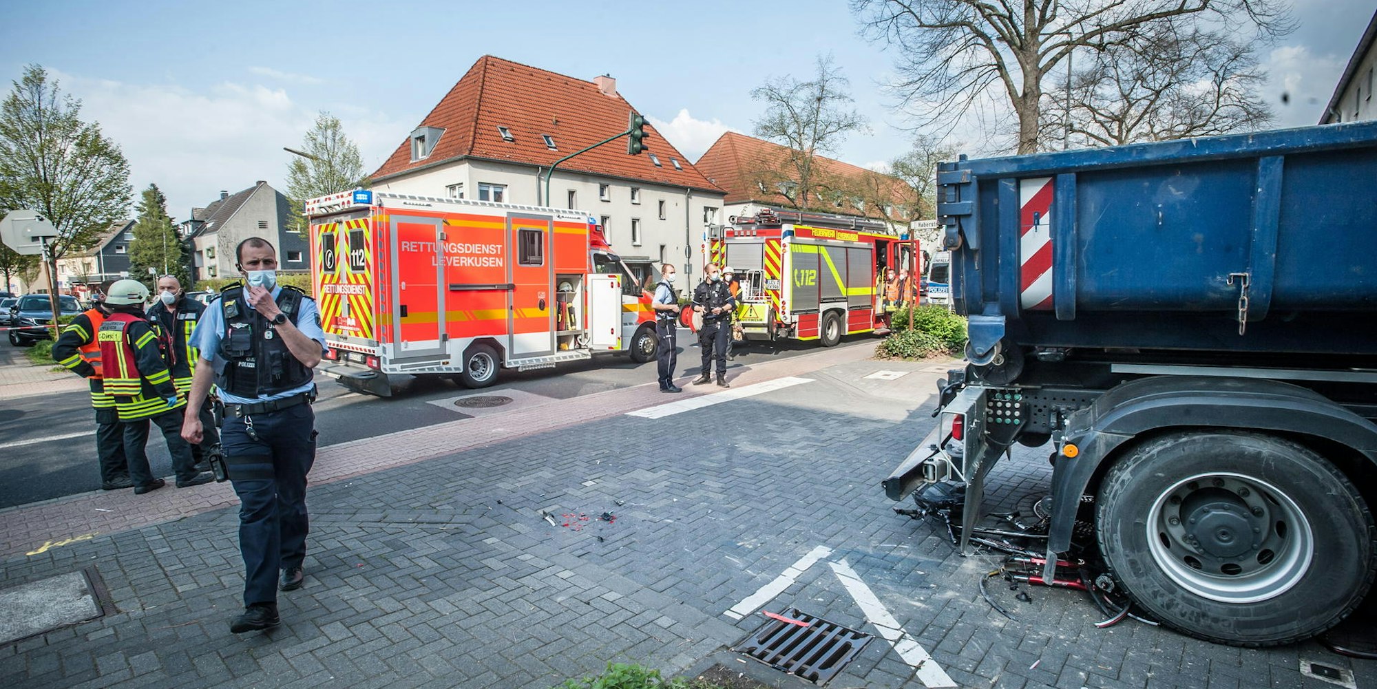 Unfall Fahrrad Lkw Leverkusen