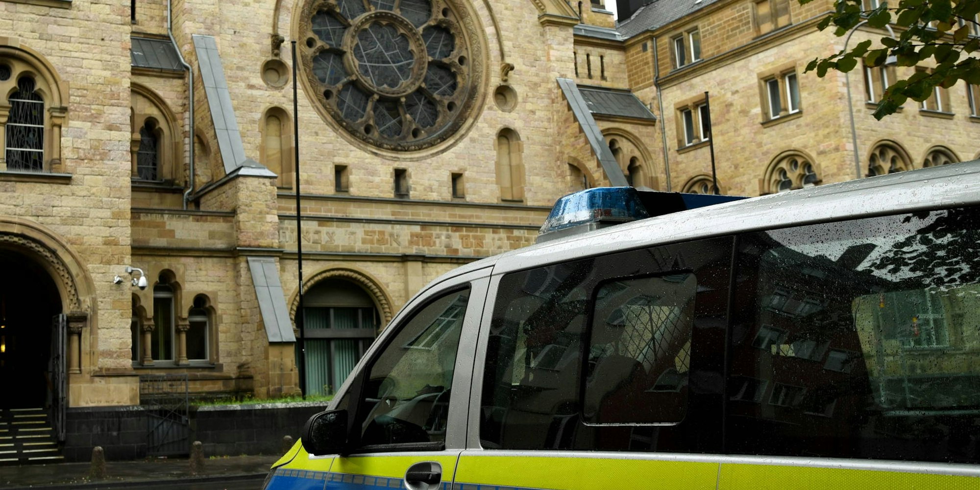 Synagoge Polizei
