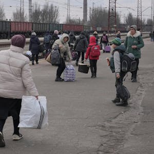 Ukraine Flüchtlinge