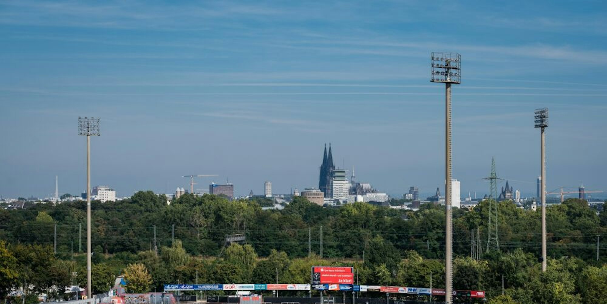 Das Stadt-Panorama von Köln 
