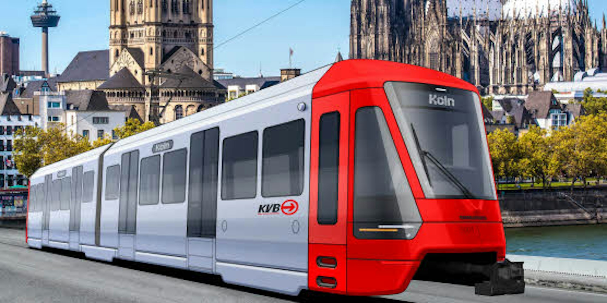 Imposant kommen die neuen Bahnen daher. Zumindest für Duisburg zu imposant. Die zusammen mit der KVB bestellten Fahrzeuge passen dort nicht an der Bahnsteigkante vorbei.