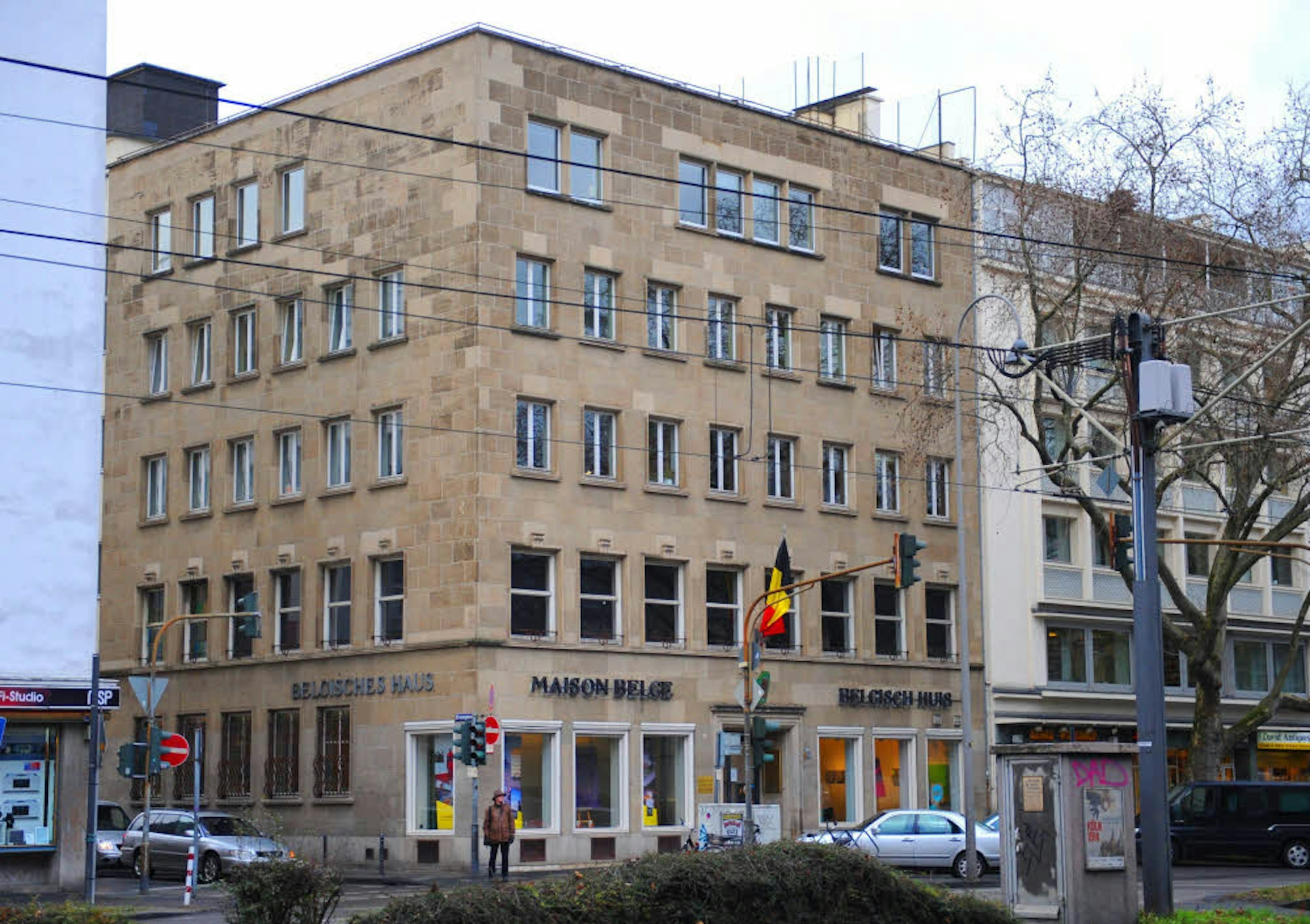 Das Belgische Haus an der Cäcilienstraße (Archivbild)