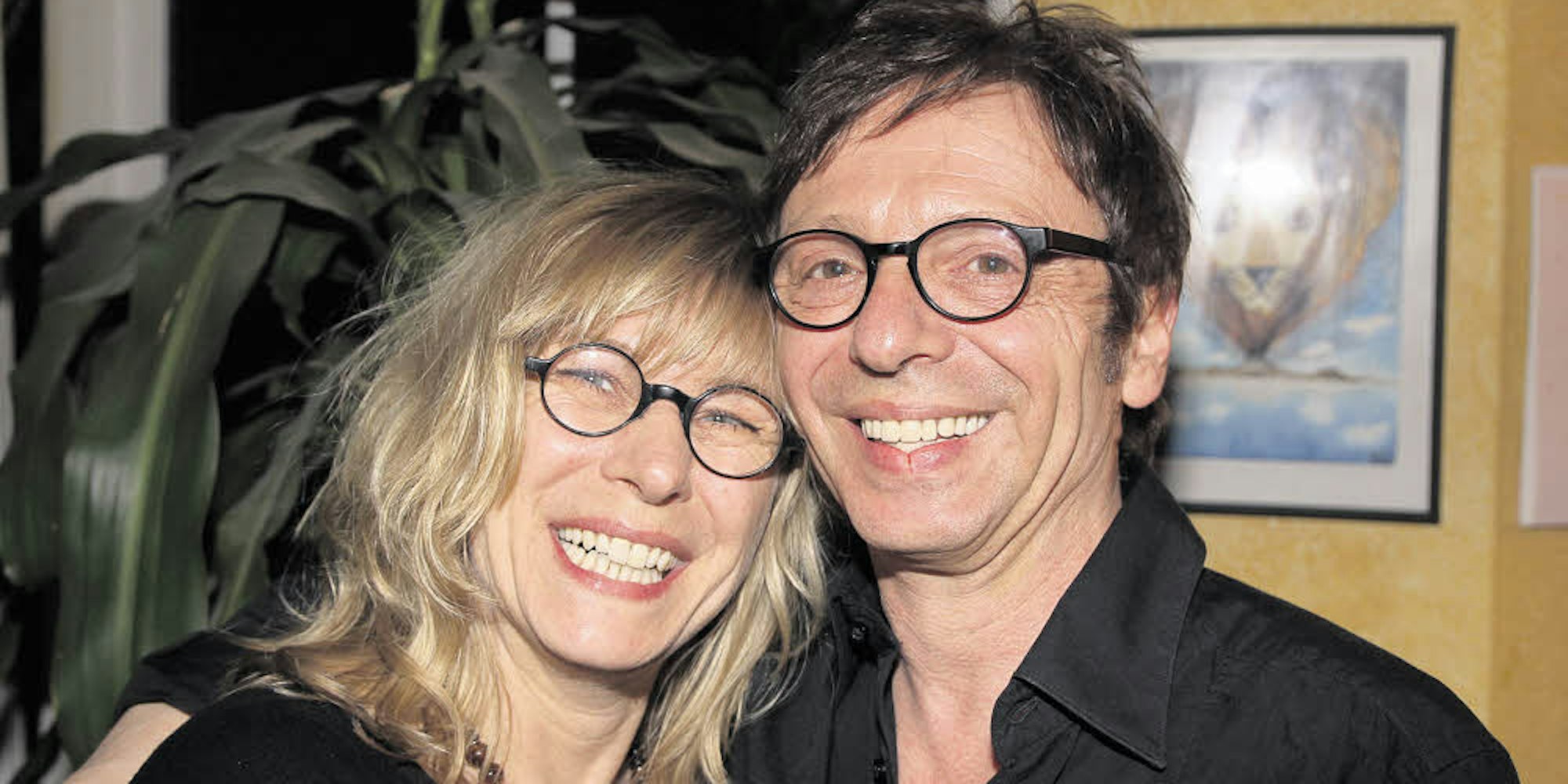 Purple Schulz mit seiner Frau „Eri“ Erika, mit der er seit 2011 gemeinsam seine Texte schreibt.