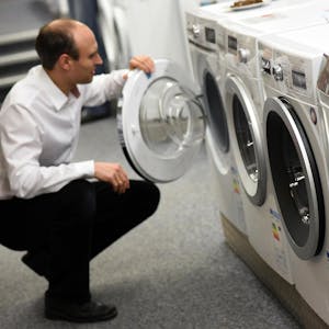 Waschmaschinen im Laden