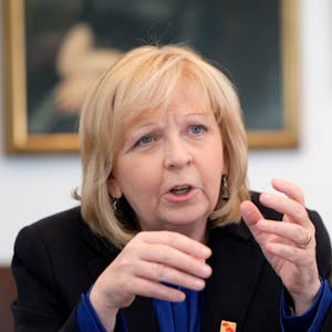 SPD-Spitzenkandidatin Hannelore Kraft zu Gast im Neven DuMont Haus