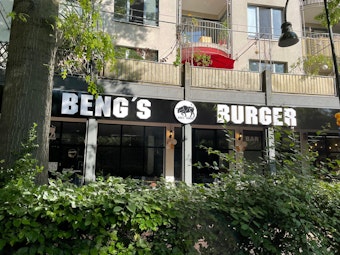 Frontansicht von Beng's Burger