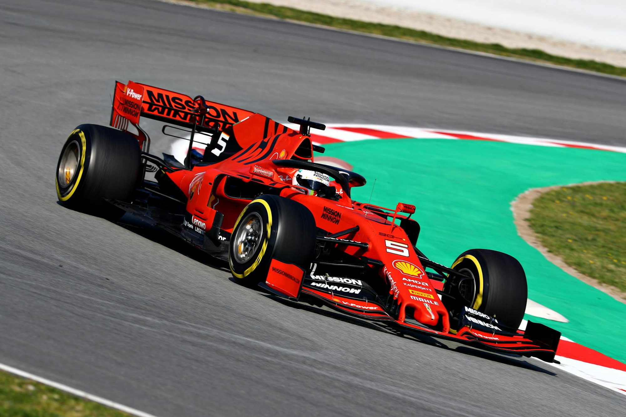 Vettel Ferrari Test