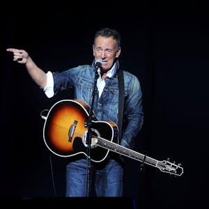 Bruce Springsteen bei einem seiner Live-Konzerte.