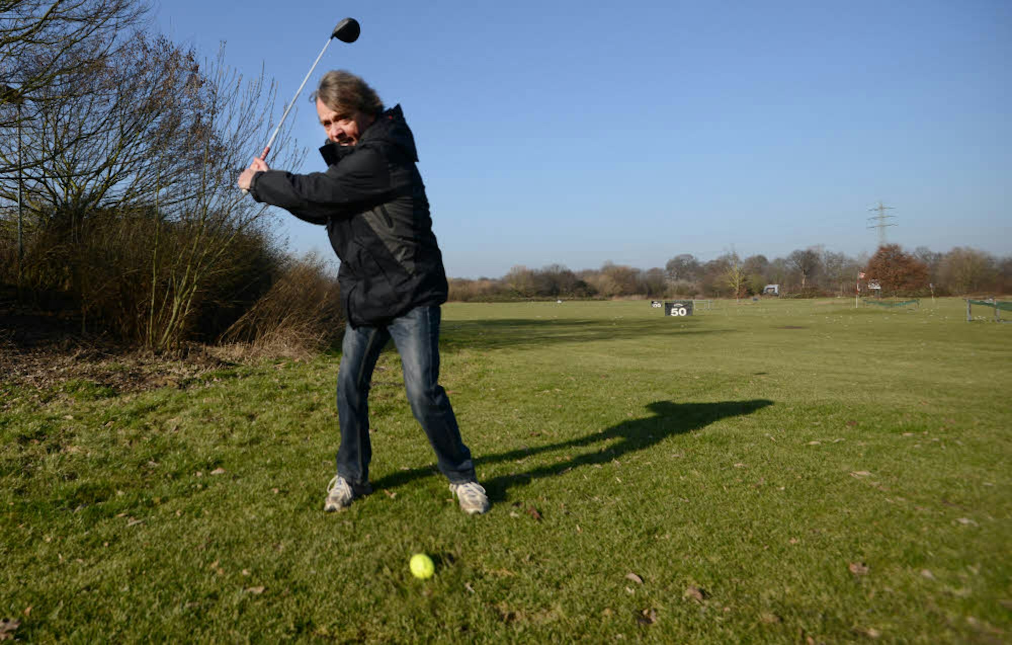 Für das Golfspiel blieb Kafi Biermann in der Vergangenheit wenig Zeit. Jetzt kann er wieder öfter den Schläger schwingen.