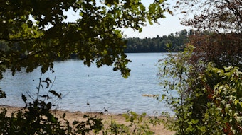 Der Angermunder See im August 2018.