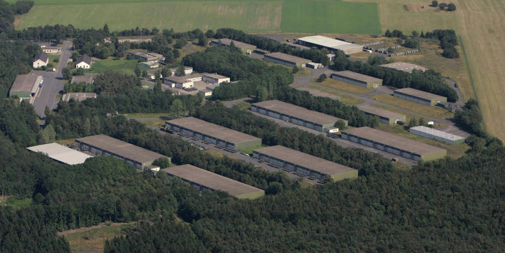 Das 32 Hektar große Gelände in Eudenbach bleibt nun doch in Besitz der Bundeswehr. Der logistische Betrieb soll 2023 wieder aufgenommen werden.