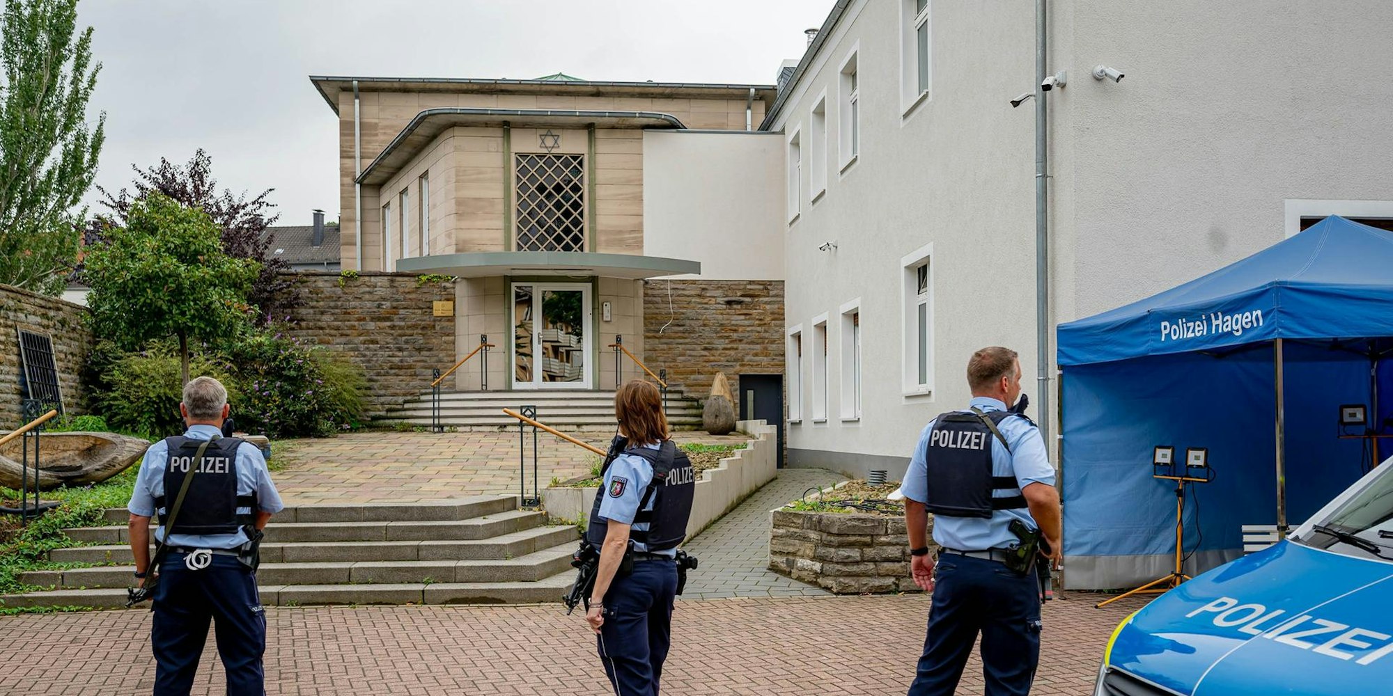 Hagen Synagoge Polizei