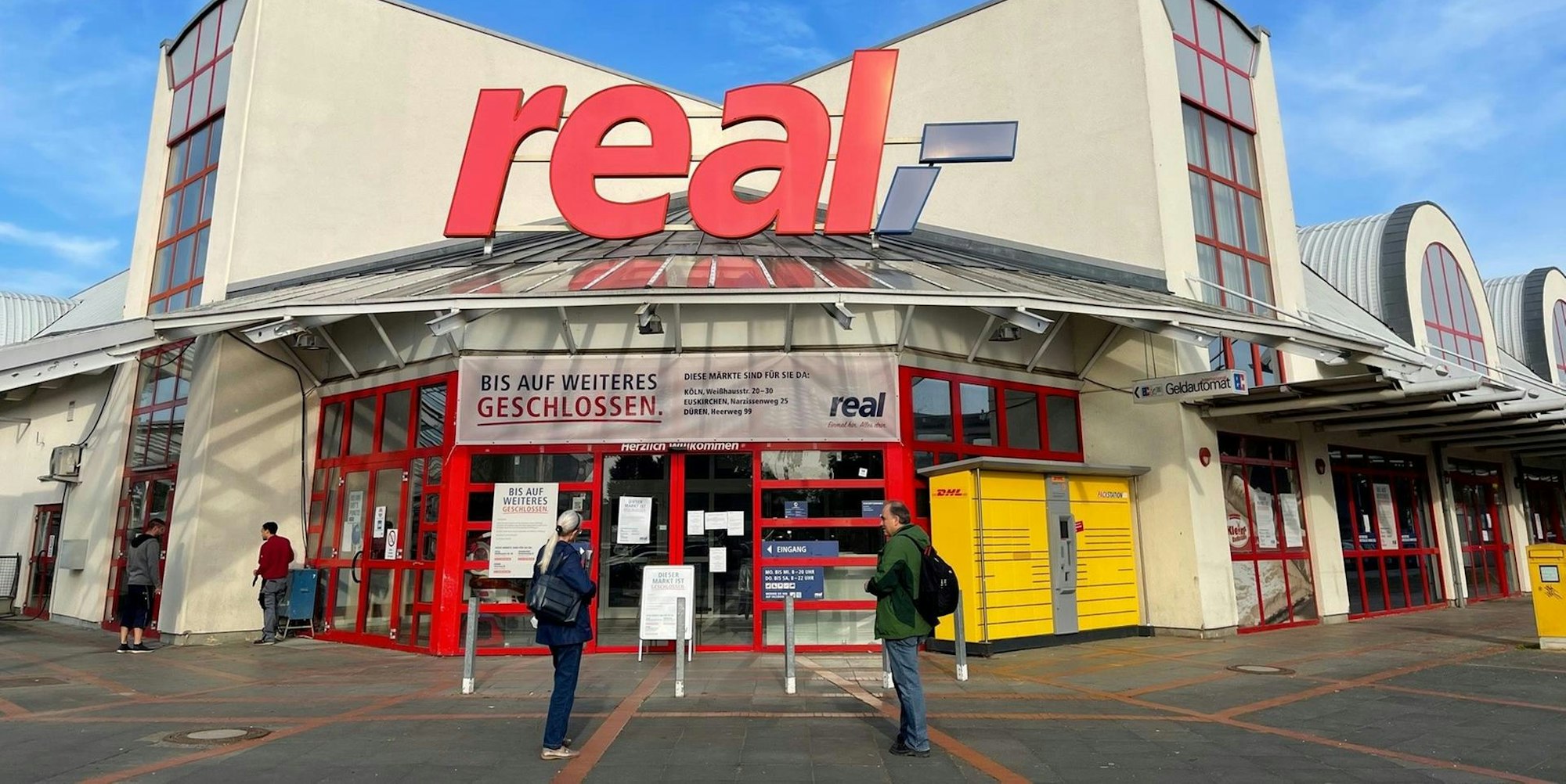 Real in Erftstadt bleibt noch Monate geschlossen.