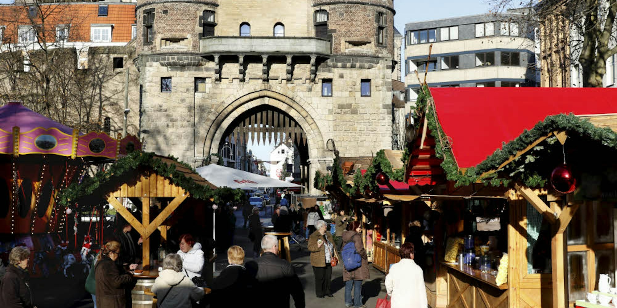 Der Weihnachtsmarkt am Chlodwigplatz