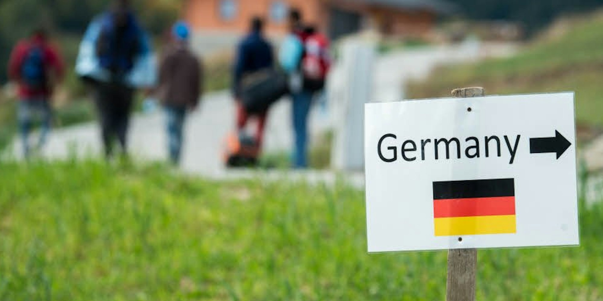 Die meisten Flüchtlinge wollen in Deutschland bleiben.