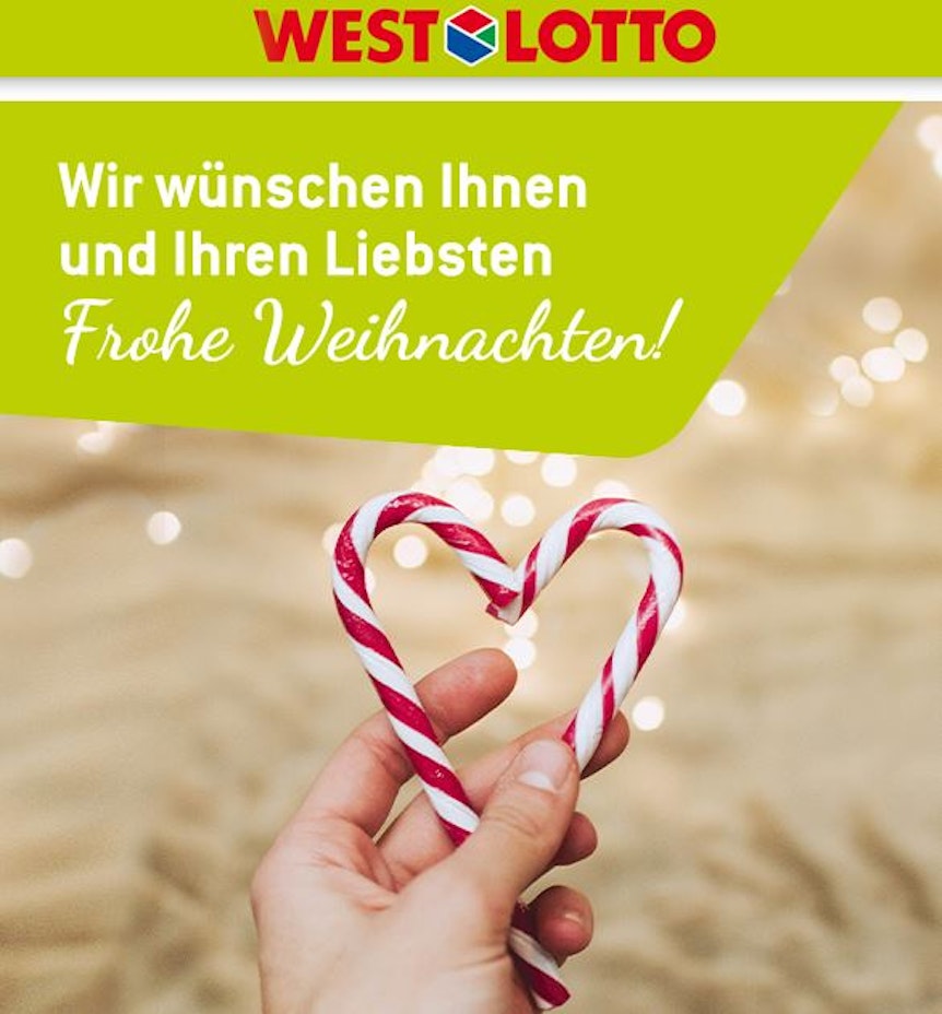 201222WestLotto - Frohe Weihnachten - (c) WestLotto