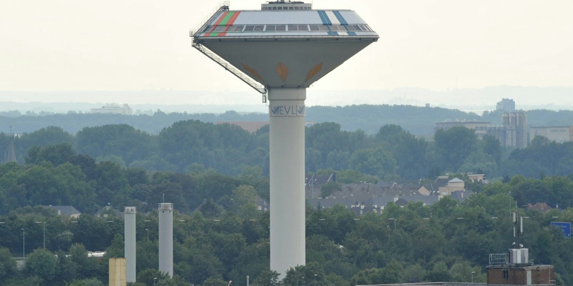 Der Leverkusener Wasserturm im August 2011.