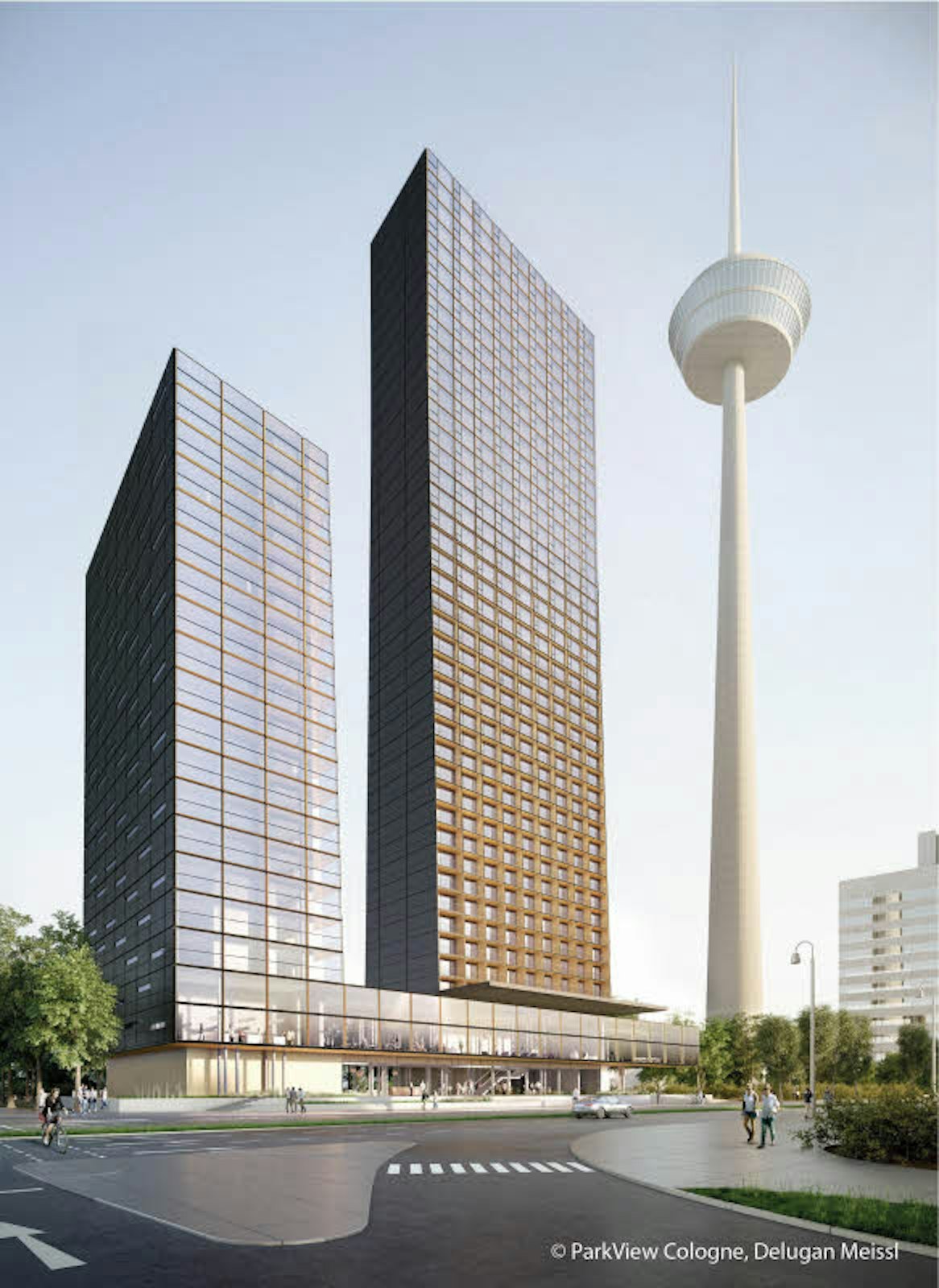 Bis 2020 sollen am Fernsehturm zwei Wohntürme entstehen.