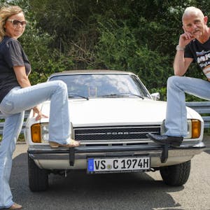 Sie teilen die Leidenschaft für den Ford Capri mit vielen anderen:  Petra und Thoralf Schmidt aus Bad Dürrheim.