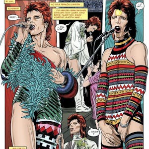 David Bowie als Comicfigur