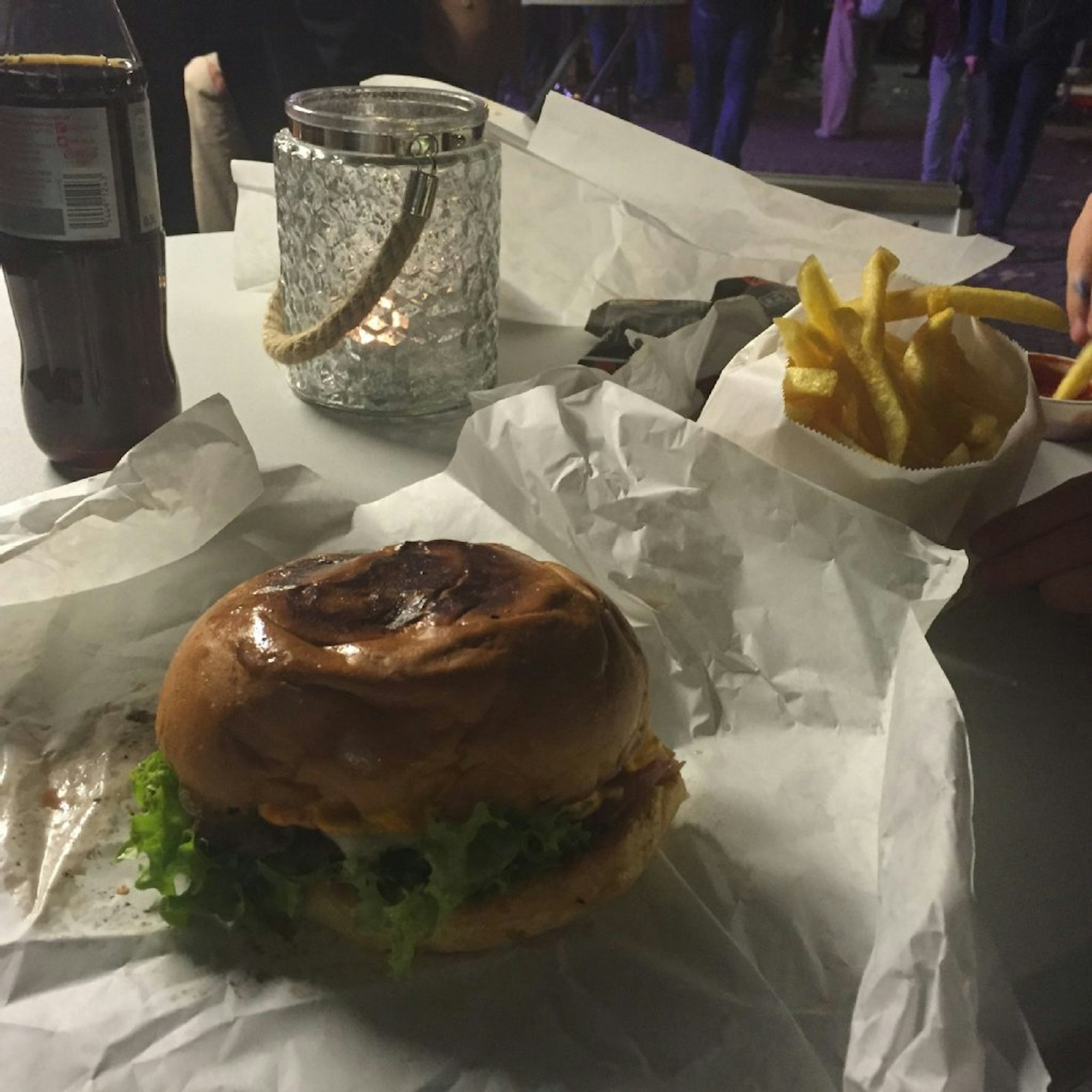 Mit dem Burger von „Goodmans Burger-Truck“ bekommt man eine ordentliche Portion.