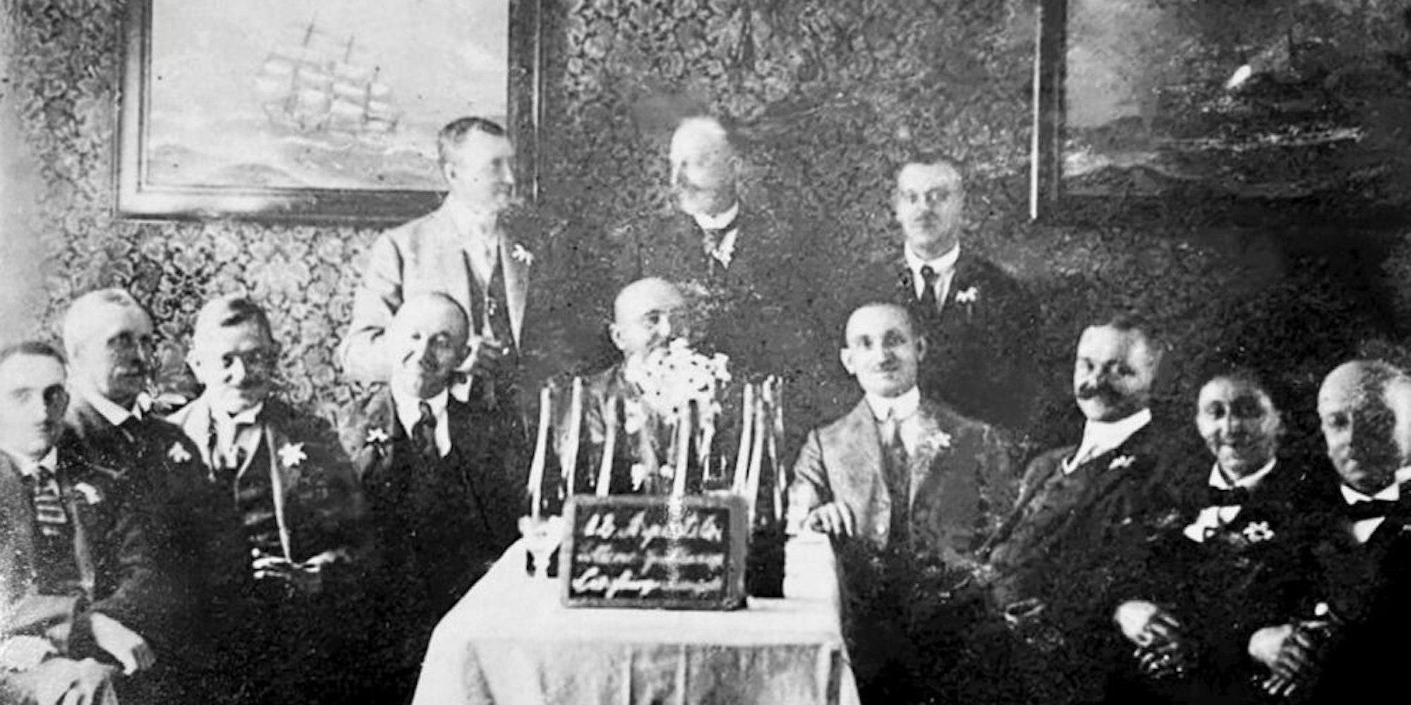 Zur Gründungsversammlung trafen sich die Mitglieder des Lottovereins im Jahr 1921.