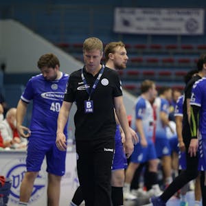 Die Enttäuschung bei Trainer Gudjon Valur Sigurdsson und seinen Spielern war groß.