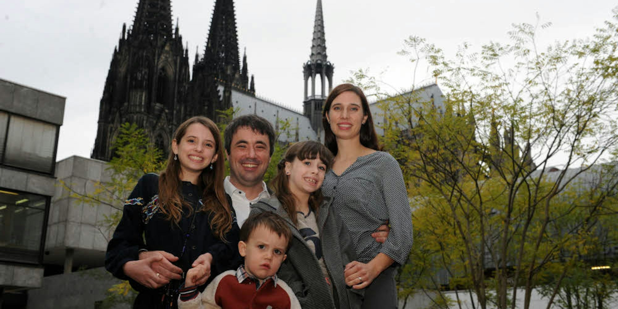 Die Prinzen-Familie mit Marc und Sharon Michelske sowie den Kinder Claire (v.l.), Mary und Tom.