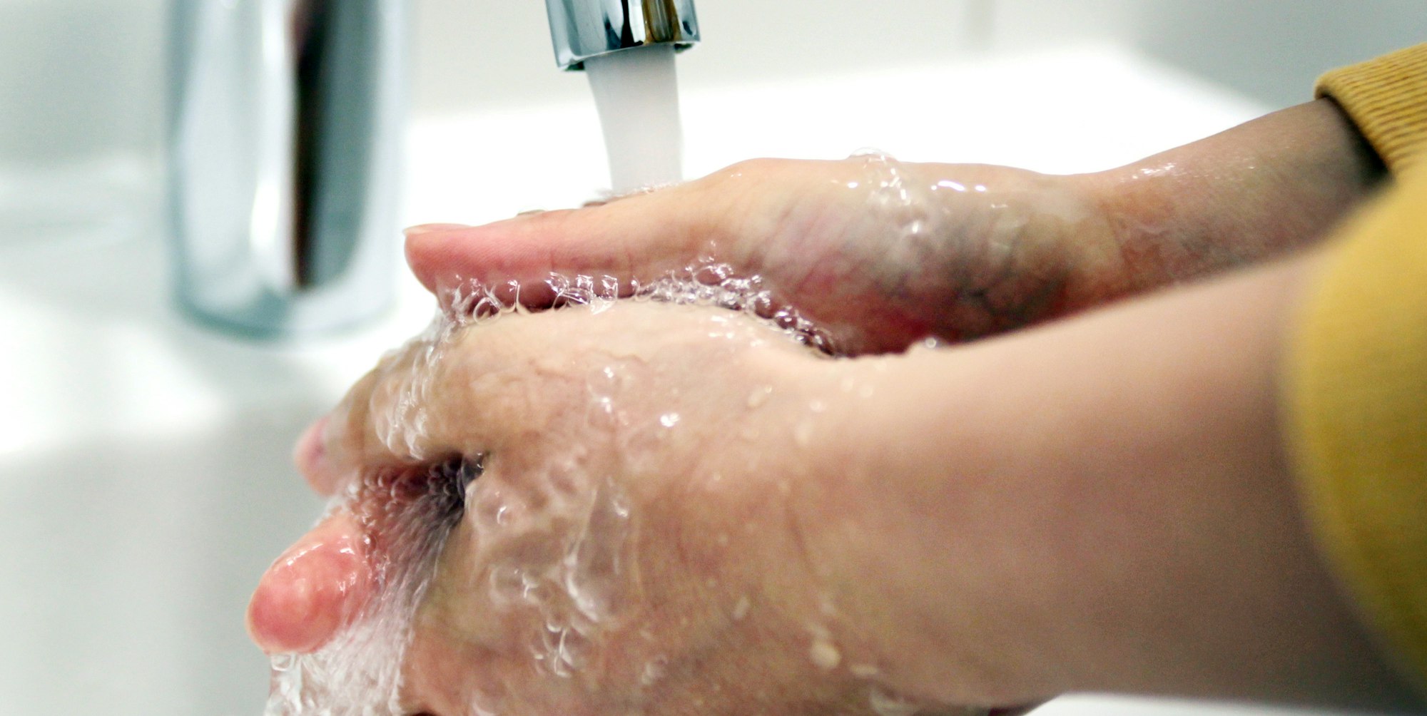 Händewaschen Wasserhahn