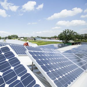 Größere Flächen für Photovoltaikanlagen sollen künftig zusätzlich gefördert werden, denn diese sind besonders ökologisch. (Symbolbild)