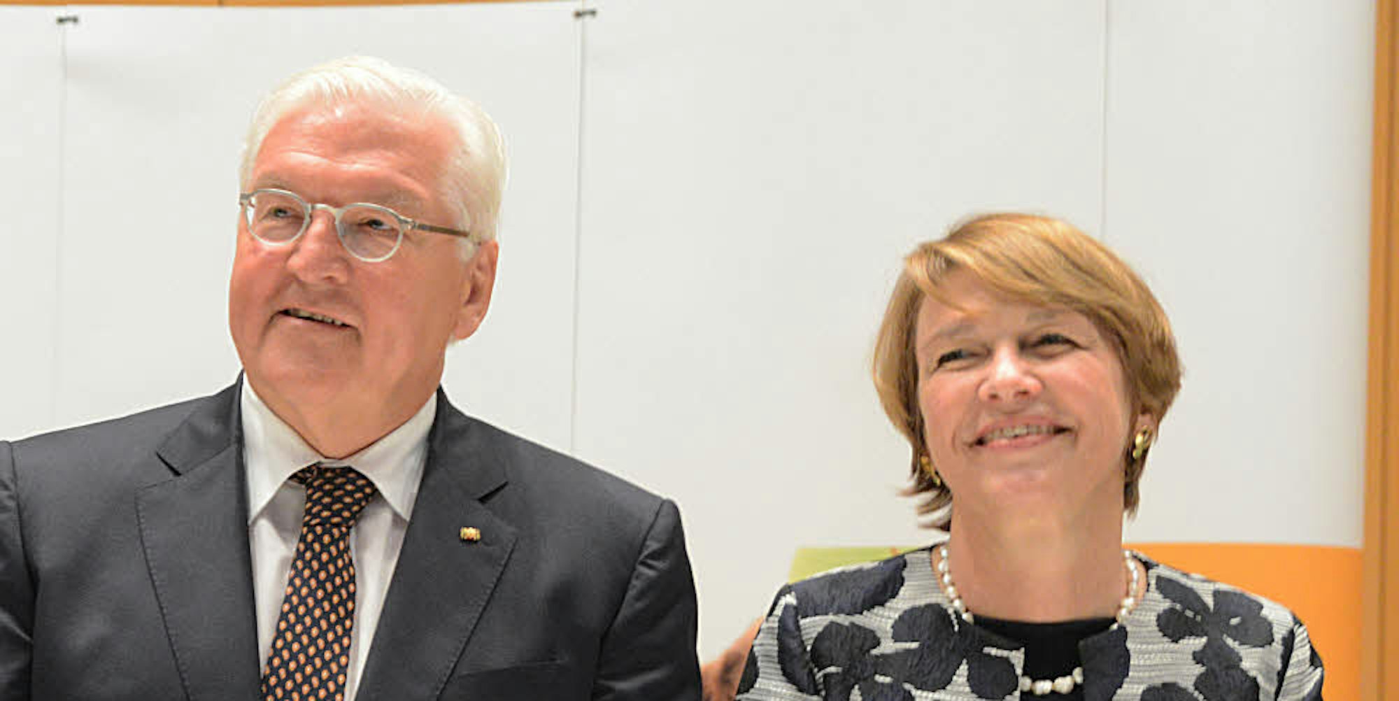 Bundespräsident Frank-Walter Steinmeier und seine Frau Elke Büdenbender.