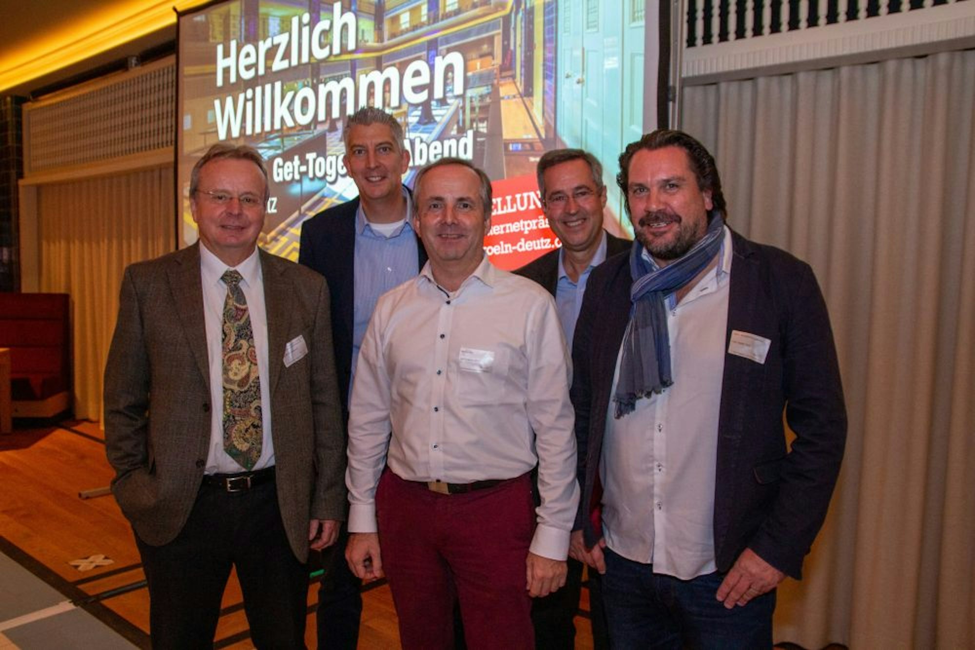 Der Vorstand (v.l.n.r.): Bernd Lamprecht, Daniel Wolf, Christoph Ullrich, Wolfgang Hogrebe, Stefan Rutz