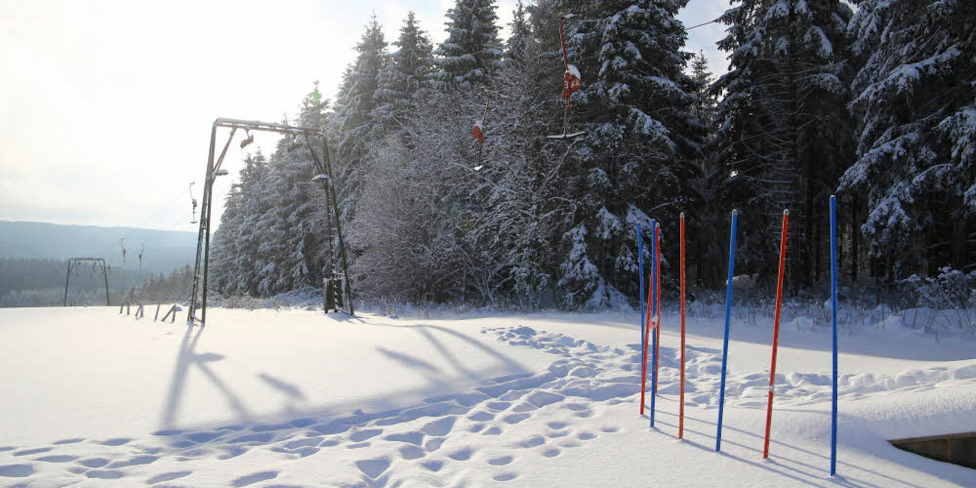 Skilift am Weißen Stein in der Eifel (Archivbild)