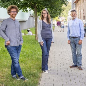 Jonathan F. Donges, Sabine Grützmacher und Marc Zimmermann kämpfen für den Klimaschutz.