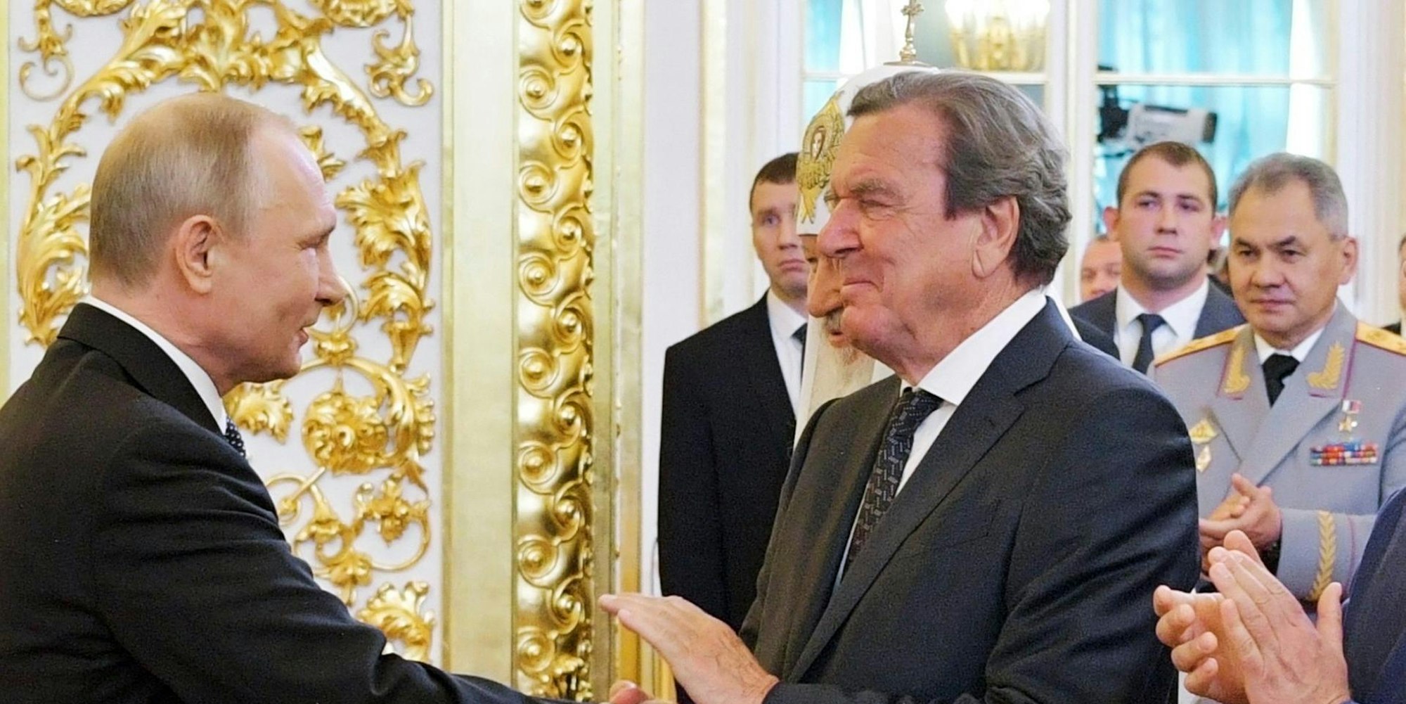 Schröder Putin dpa