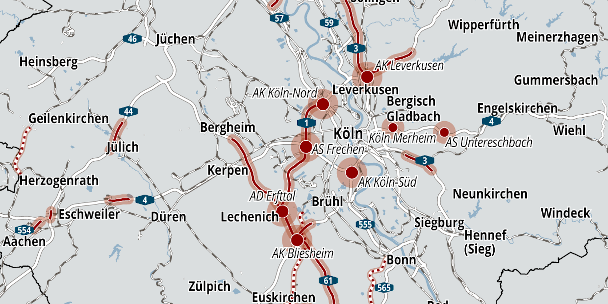 Hochwasser-Autobahn-NRW-ONLINE