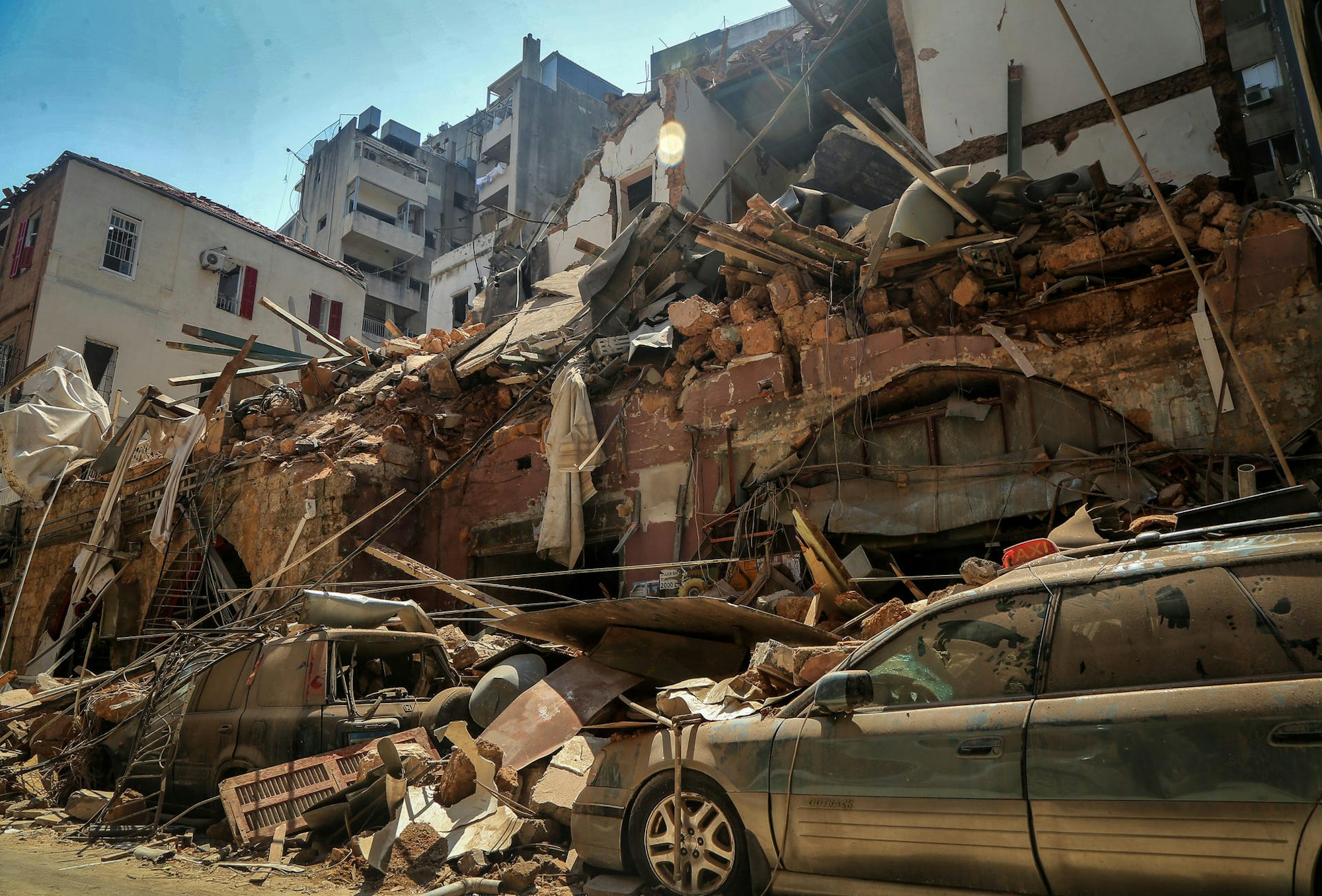Explosion Beirut Häuser